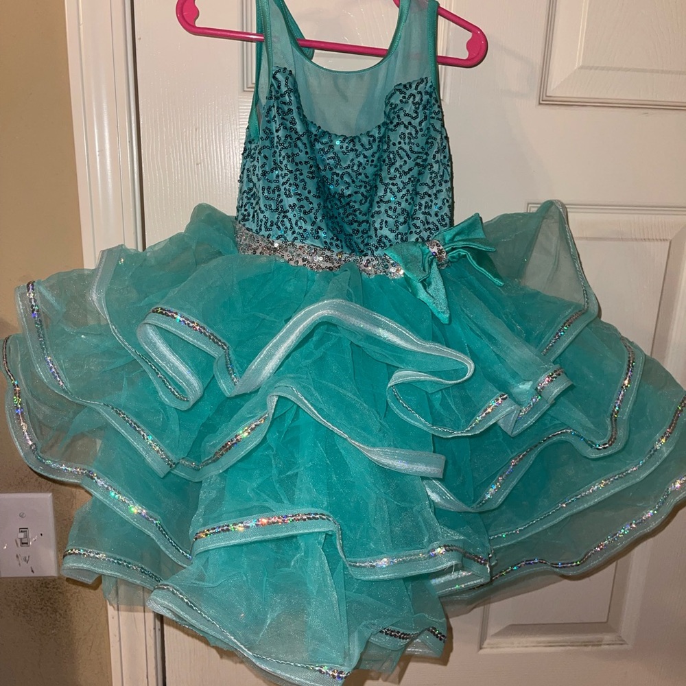 Weissman Teal Dance Costume
